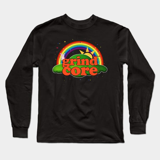 Grindcore! Long Sleeve T-Shirt by ModernPop